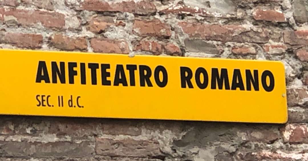 Anfiteatro Romano sign